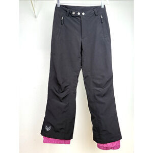 Triple Nickel 555 Snow Pant Girls Size 14 Black Ski Snowboard 4832